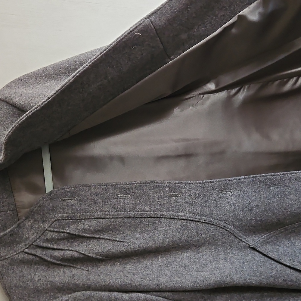Vtg 1970s Peabody House New York Gray Wool Coat - Picture 3 of 4